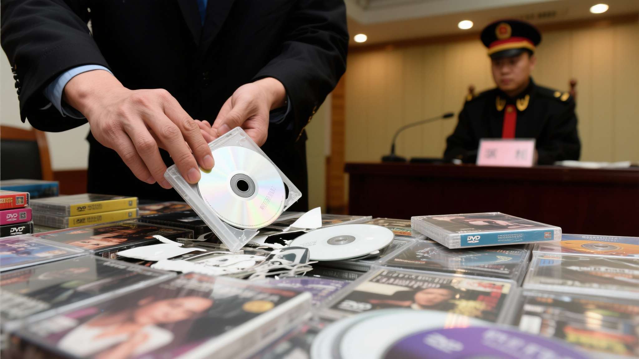 案例一：&nbsp;某男子将淫秽光碟拆散后夹藏在普通DVD包装中入境，共计逾百张，被判处有
